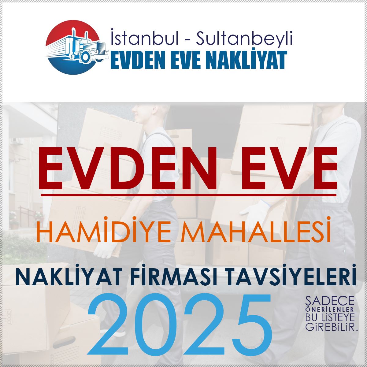 Hamidiye Evden Eve Nakliyat Firmaları